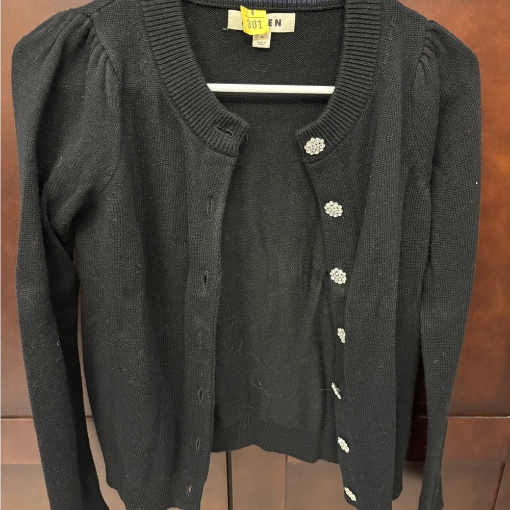 Boden Jewel Button Sweater